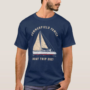 Bootsfahrt für benutzerdefinierte nautische Matchi T-Shirt