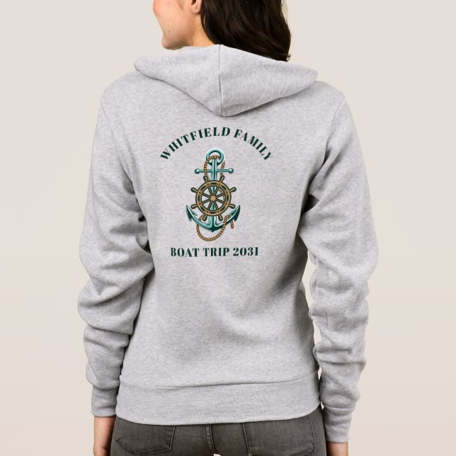 Bootsfahrt Nautic Family Cruise Hoodie (Rückseite)