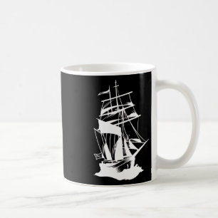 Bootsfahrt Segellinienzeichnung Ozean Meer Yacht S Kaffeetasse