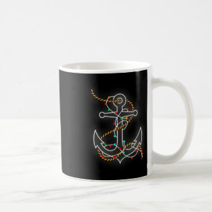 Bootsfahrt Weihnachtslichter Anker Santa Segelboot Kaffeetasse