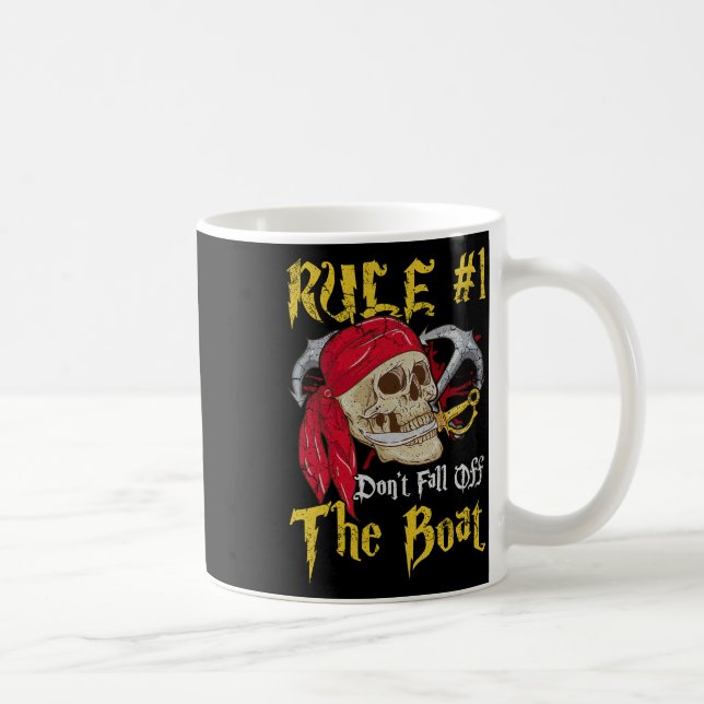 Bootsführer Pirates Fun Pirate Dont Fall Off T Kaffeetasse (Rechts)