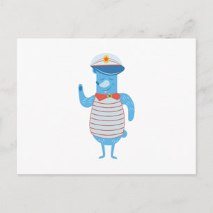 Bootsführer Postkarte