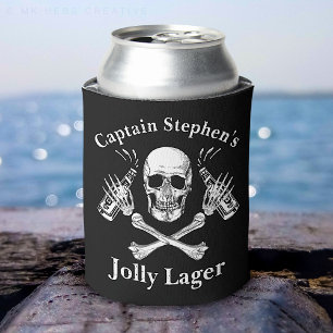 Bootskapitän Jolly Lager Custom Beer Pirate Thema Dosenkühler