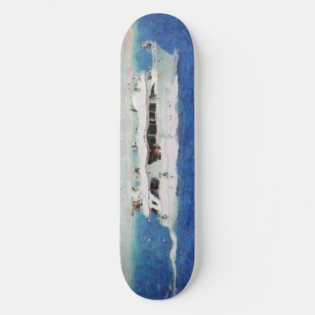 Bootsmalerei Skateboard (Vorderseite)