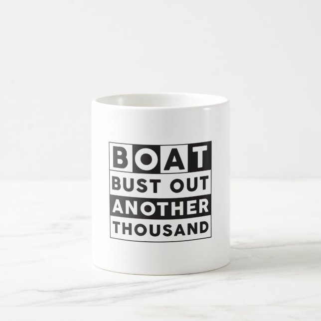 Bootspass Tausend Boote, die Sonne segeln Kaffeetasse (Mittel)