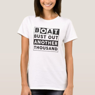 Bootspass Tausend Boote, die Sonne segeln T-Shirt