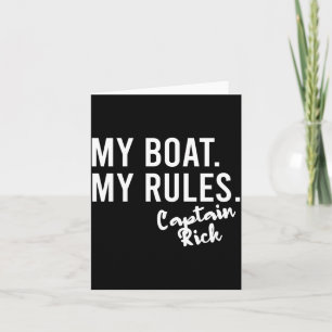 Bootsregeln Kapitän Rick Boating Name Leistung Karte