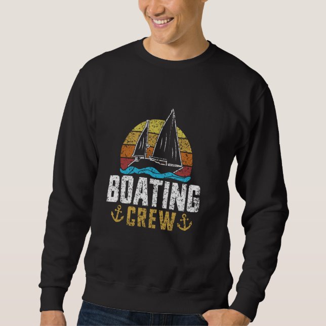 Bootsschiff der Crew Sweatshirt (Vorderseite)