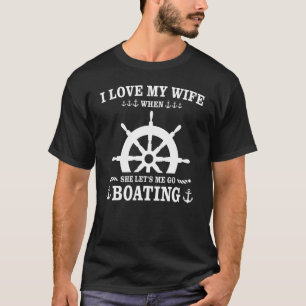 Bootssportboot Segelboot Motorboot Kapitän 4 T-Shirt