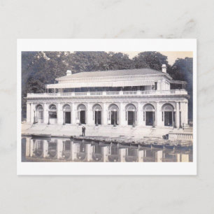Bootssteg, Prospect Park, Brooklyn Vintage Postkarte