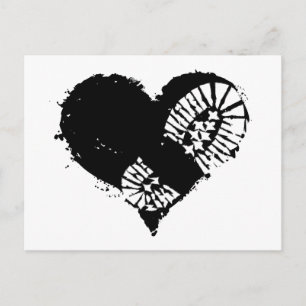 Bootstauchherz Feiertagspostkarte