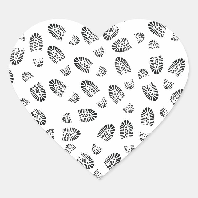 Bootstauchherz Herz-Aufkleber (Vorderseite)