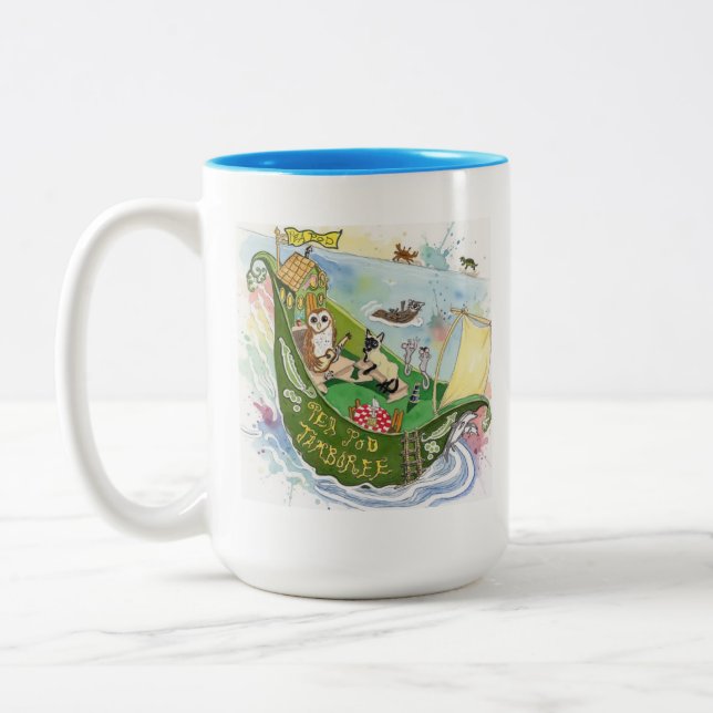 Bootstour Zweifarbige Tasse (Links)