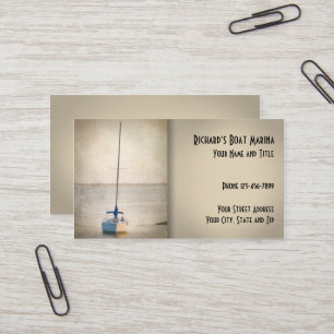 Bootverkauf Marina Business Card Visitenkarte