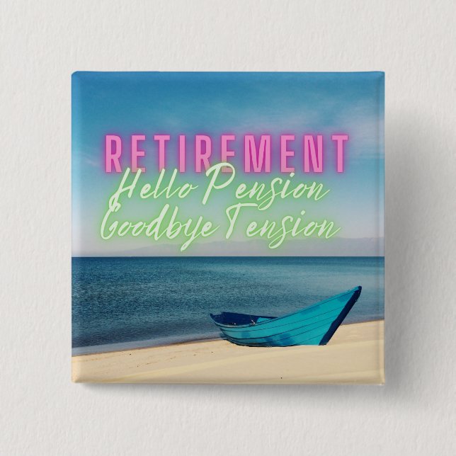 Bootvermietung und Beachlandschaft Button (Vorderseite)
