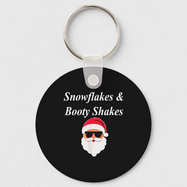 Booty Shake Christmas Funny Naughty Dirty Raunchy  Schlüsselanhänger (Vorderseite)