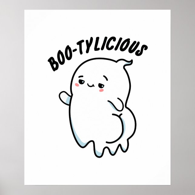 Bootylicious Halloween Dancing Ghost Pub Poster (Vorne)