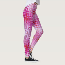 Bootylisos Liquid Pink Wildblumen Rave Leggings