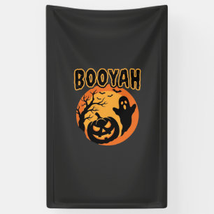 Booyah Halloween-Geist-Kürbis-Design Banner