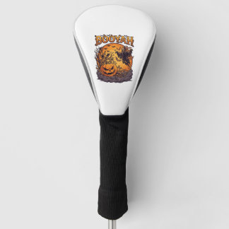 Booyah Halloween-Kürbis Sensenmann Orange Mond_1 Golf Headcover