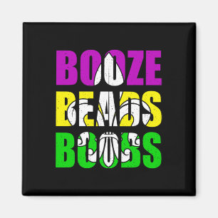 Booze Breast Beads Mardi Gras Frauen Erwachsene Magnet