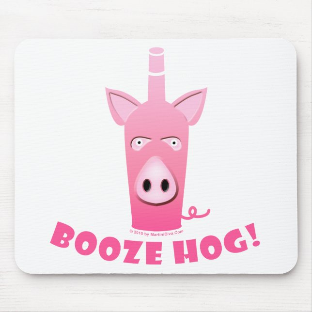 Booze Hog Mousepad (Vorne)