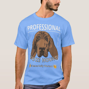 Booze Hound für Tag oder Nacht Trinken Retro Colle T-Shirt