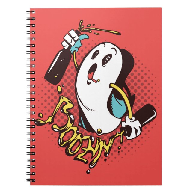 Boozin Ghost Notizblock (Vorderseite)