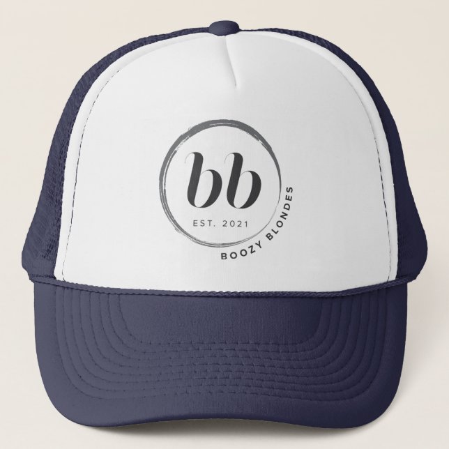Boozy Blondes Trucker Hat Truckerkappe (Vorderseite)