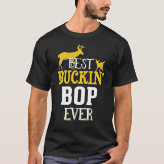 Bop Junting Design Buck Hunting Gips for Vater Gra T-Shirt