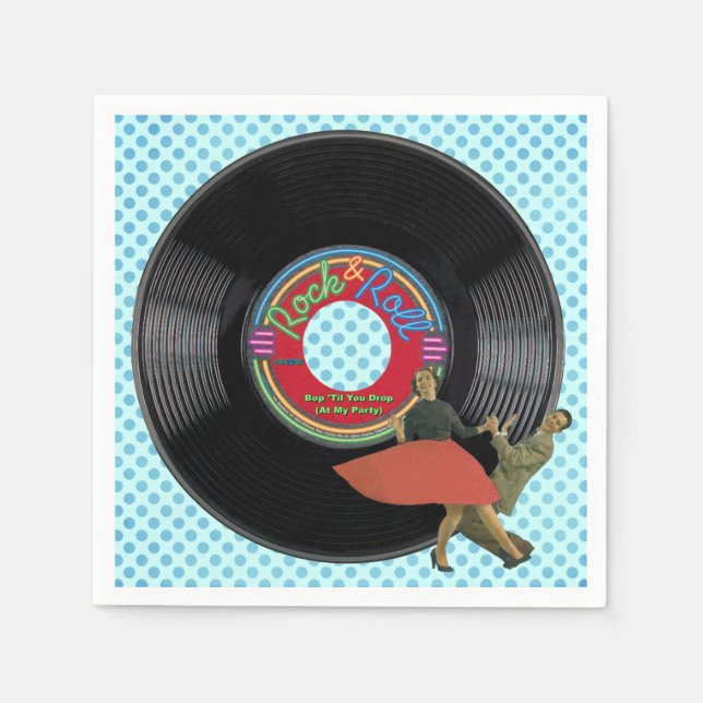 Bop 'Til you Drop Serviette (Vorderseite)