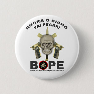 BOPE - Brasilianische Polizei Button