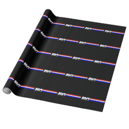 BOPI "G.I. Joe" Linen Wrapping Paper, 30"x6' Geschenkpapier