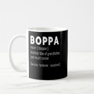 Boppa Definition Witziges Geschenk für Grand-Fathe Kaffeetasse