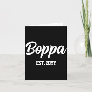 Boppa est Jahr Opa-Geschenk T-Shirt Karte