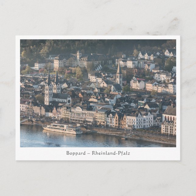 Boppard Deutschland Postkarte (Vorderseite)