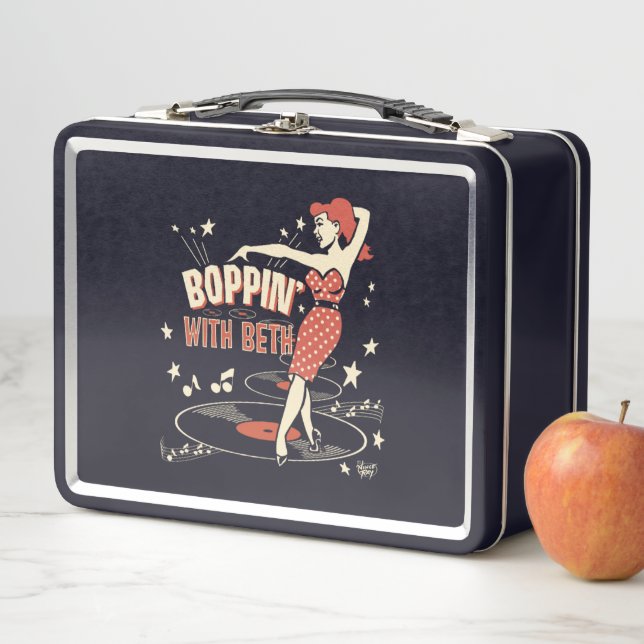 Boppin' mit Beth-Lunchbox Metall Brotdose (Beispiel)