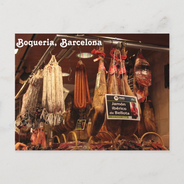 Boqueria-Butcher Postkarte (Vorderseite)