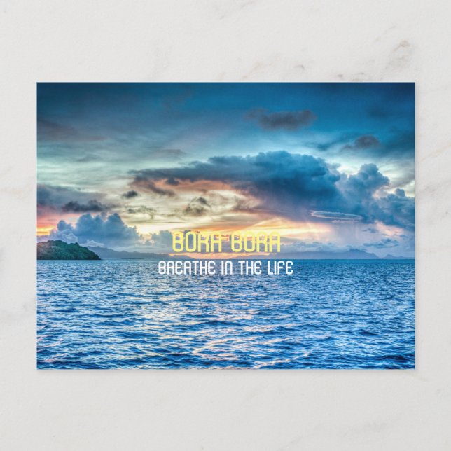 BORA BOR POSTKARTE (Vorderseite)