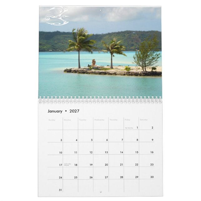 Bora Bora 2011 Kalender (Jan 2027)