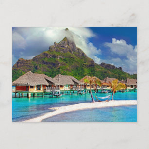 ฺBora Bora Beach Postkarte