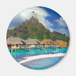 Bora Bora Caribbean Island Magnet