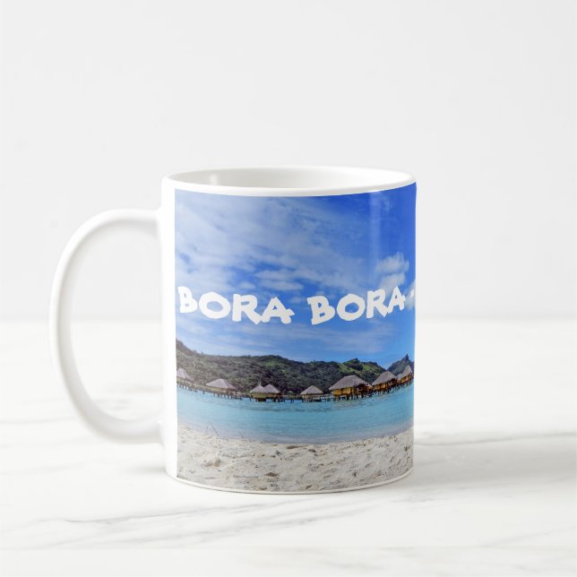 Bora Bora das französische Polynesien Overwater Tasse (Links)