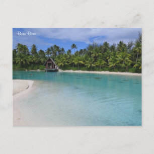 Bora Bora Feiertagspostkarte