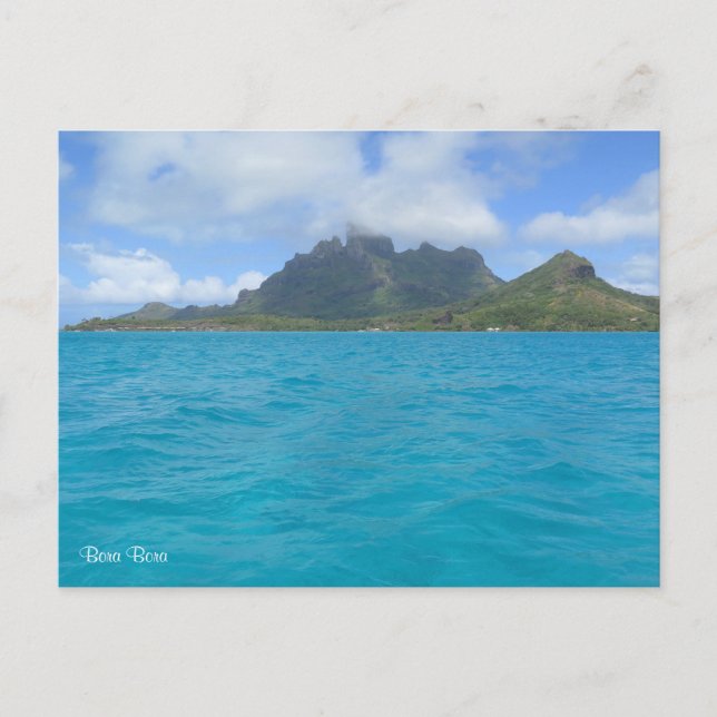 Bora Bora Feiertagspostkarte (Vorderseite)