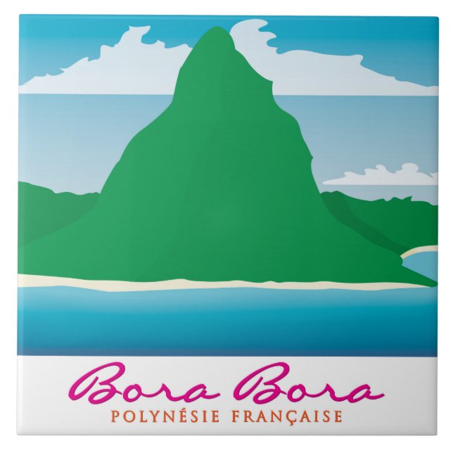 Bora Bora Fliese (Vorderseite)