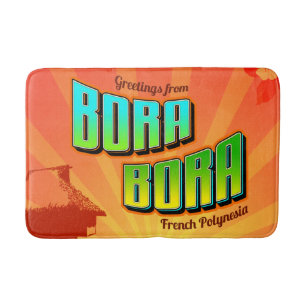 Bora Bora Französisch Polynesien Badezimmer Mat Badematte
