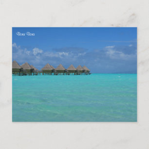 Bora Bora Französisch-Polynesien Feiertagspostkarte
