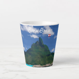 Bora Bora, Französisch-Polynesien - Kleines Strand Milchtasse