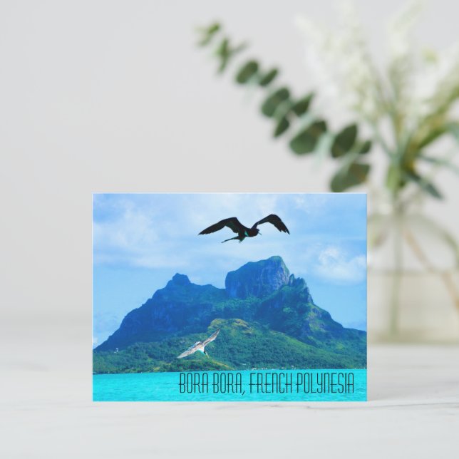Bora Bora, Französisch-Polynesien Postkarte (Stehend Vorderseite)
